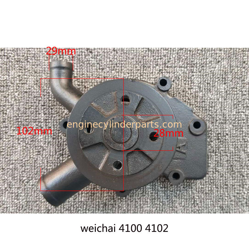 China WEICHAI K4100 K4102 Water Pump