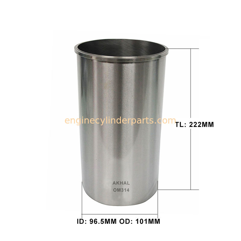 Diesel Cast Iron Cylinder Liners 004WV08 Fit Mercedes Benz OM314